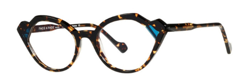 Spotted Tortoise/Transparent Turquoise