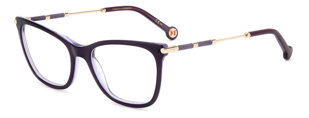 Carolina Herrera HER 0151 rectangle eyeglasses in Viogltvio