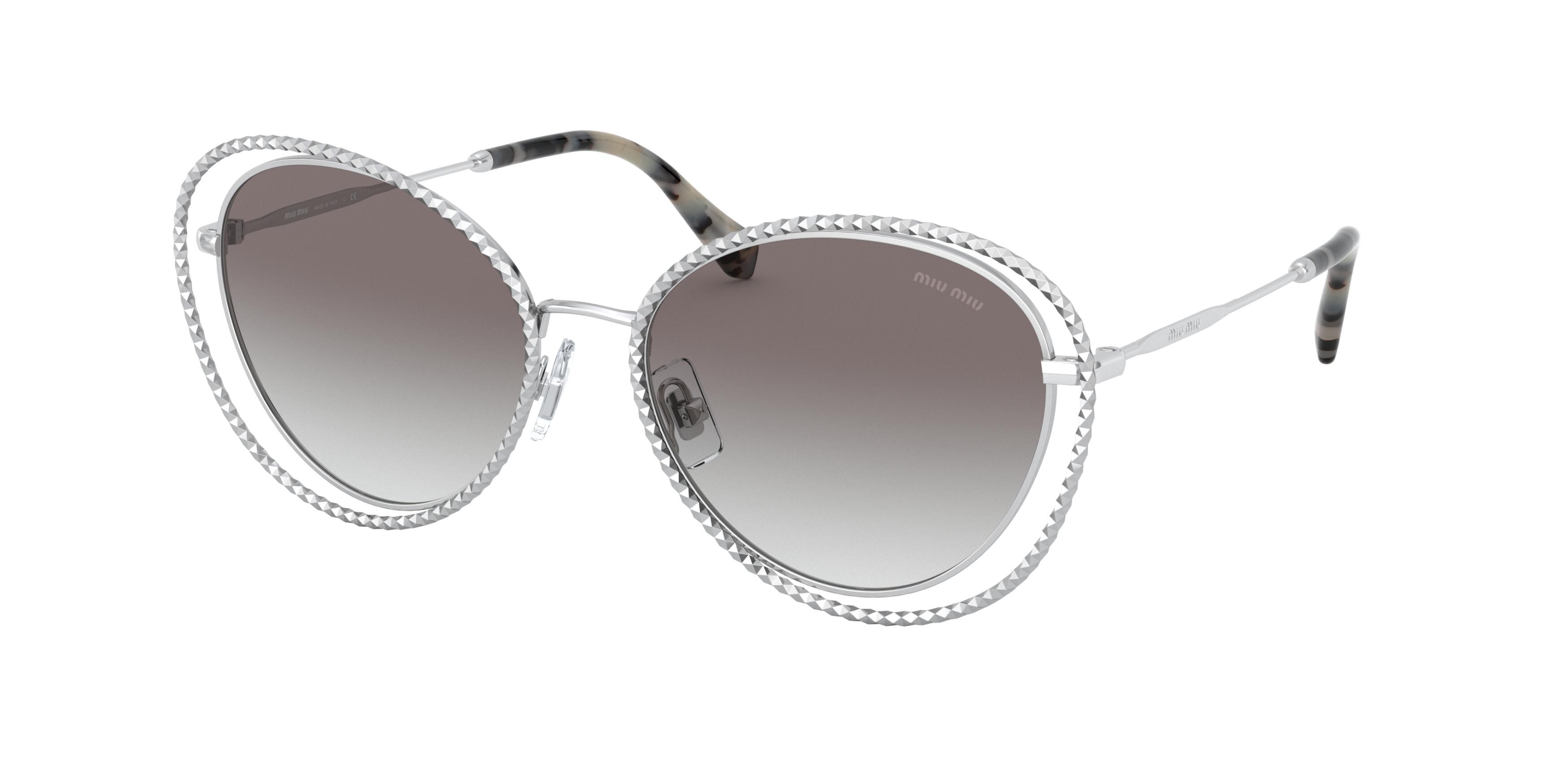 Miu Miu MU 59VS cateye sunglasses in Silver