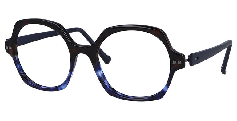 iGreen IGV04.90 square eyeglasses in Black/Blue Tort