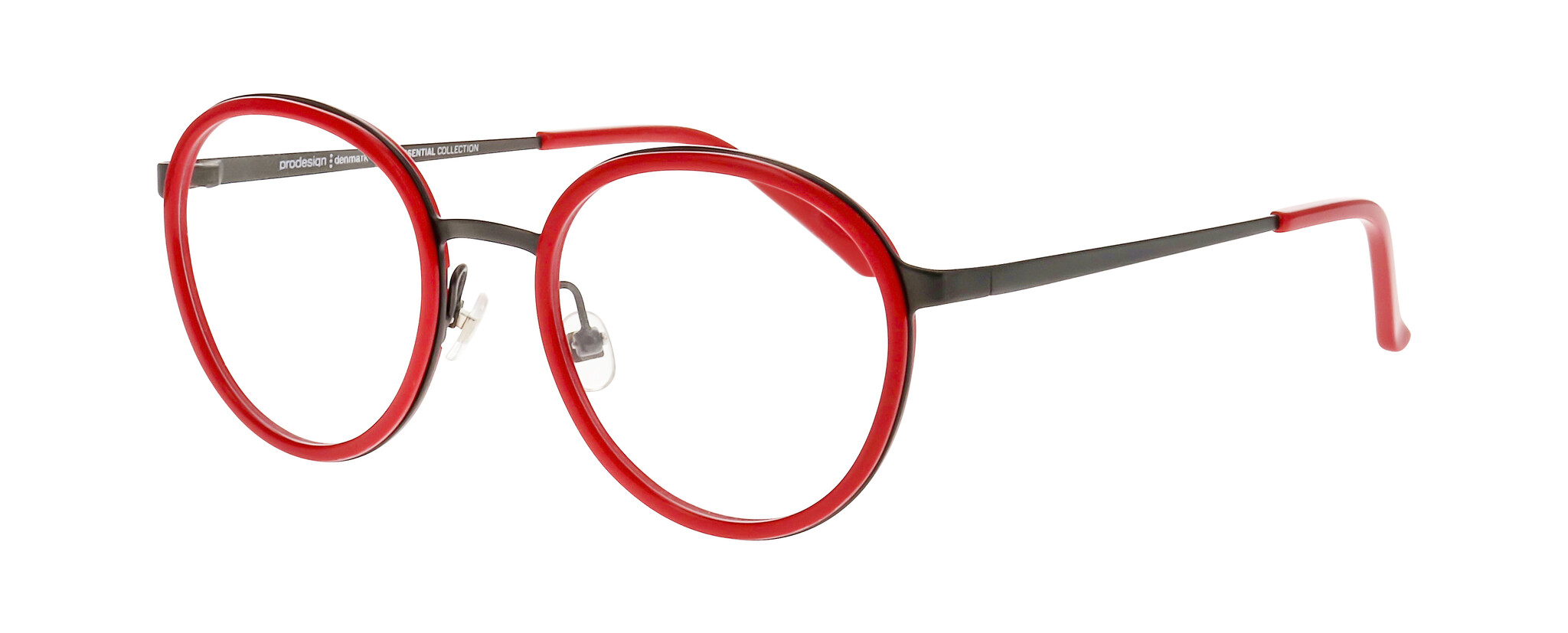 ProDesign / DUAL1 / RED MEDIUM SHINY Shop Glasses Online Clear Vision Eye Care, Lincoln, NE
