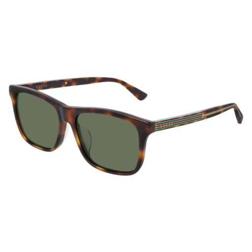 Gucci GG0381SA rectangle sunglasses in Havana