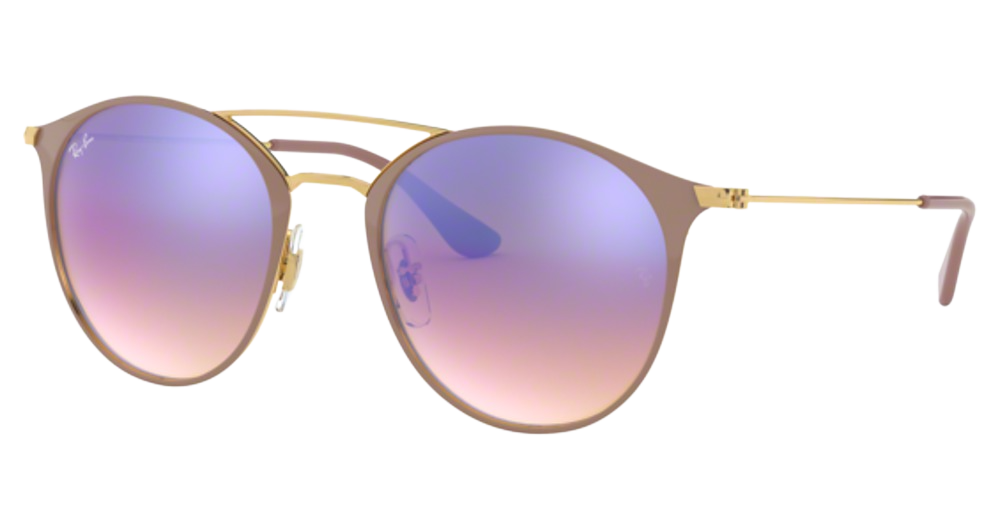 BEIGE ON ARISTA / BLUE FLASH GRADIENT