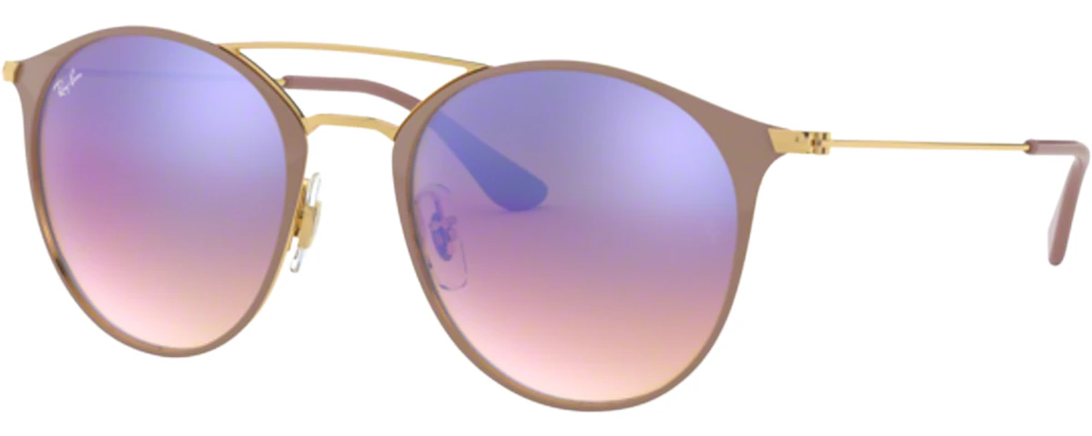 BEIGE ON ARISTA / BLUE FLASH GRADIENT