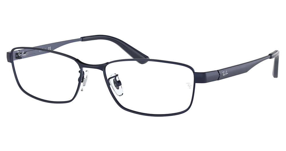 Ray-Ban RX6452D rectangle eyeglasses in Matte Blue