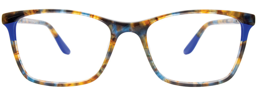 Brown Tortise & Blue