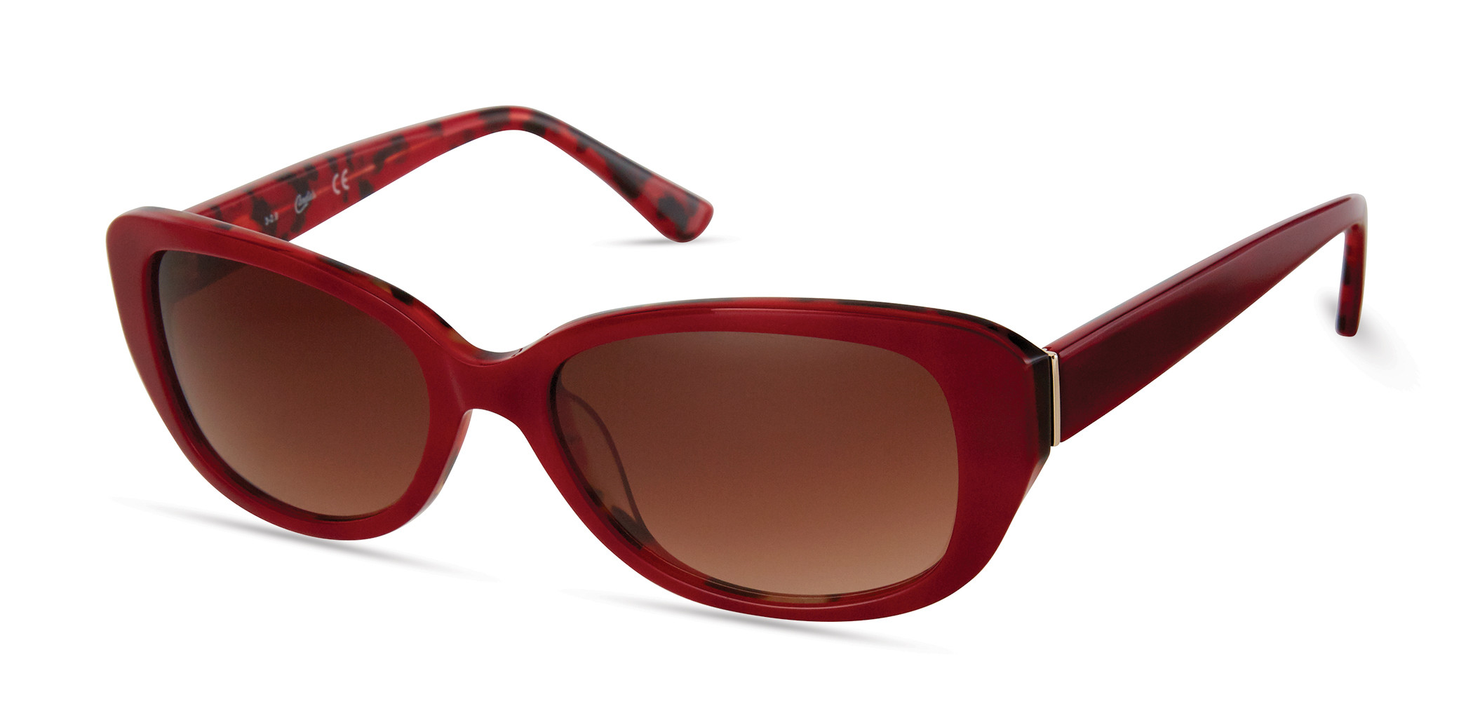 Shiny Red / Gradient Brown