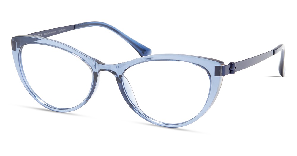 Modo 7037 cateye eyeglasses in Greyish Blue