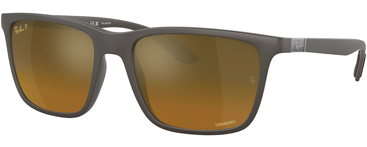 MATTE BROWN / BROWN MIRROR GOLD POLAR