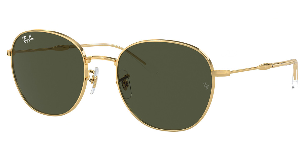 Ray-Ban RB3809 round sunglasses in Arista/Green
