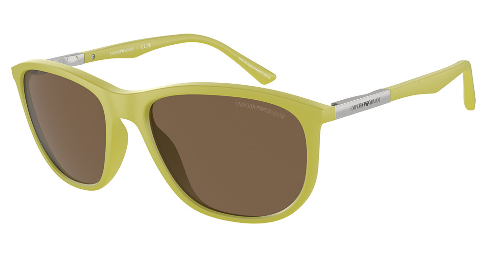 MATTE LIME / DARK BROWN