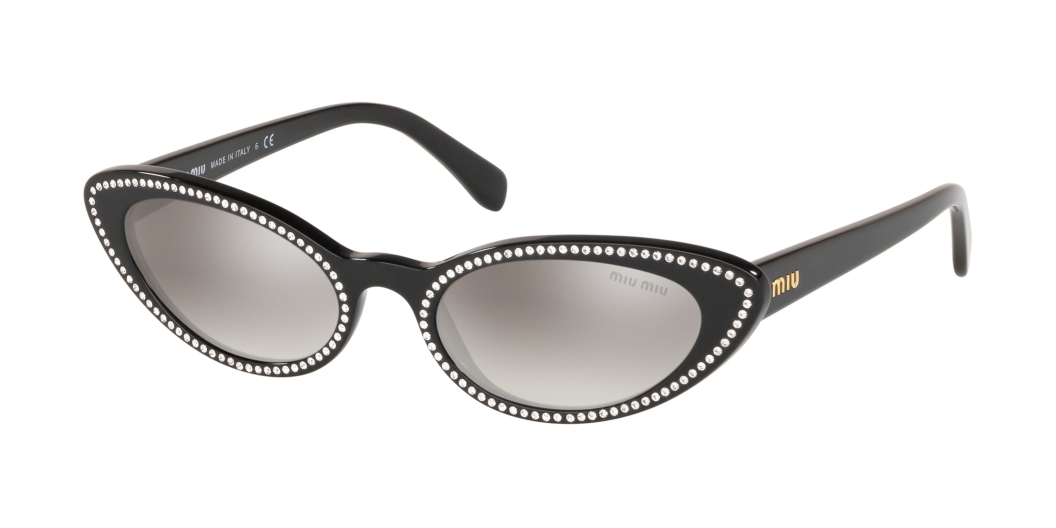 Miu Miu MU 09US cateye sunglasses in Black