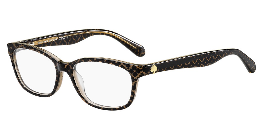 Kate Spade Brylie rectangle eyeglasses in BW Ptt