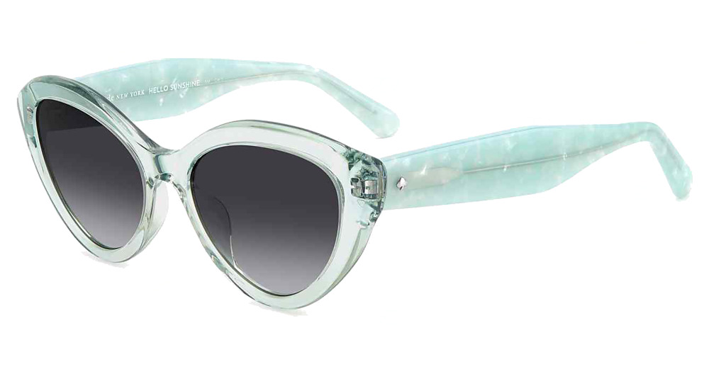 Kate Spade JUNI/G/S cateye sunglasses in Teal/Dark Grey Shaded