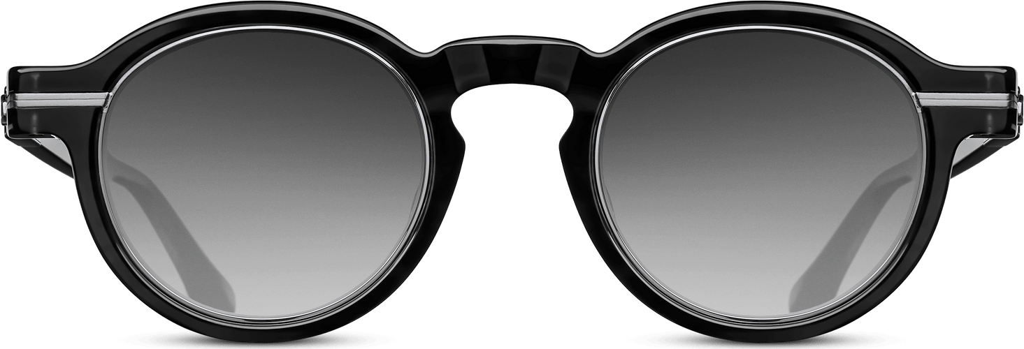 Black Stripe - Brushed Silver