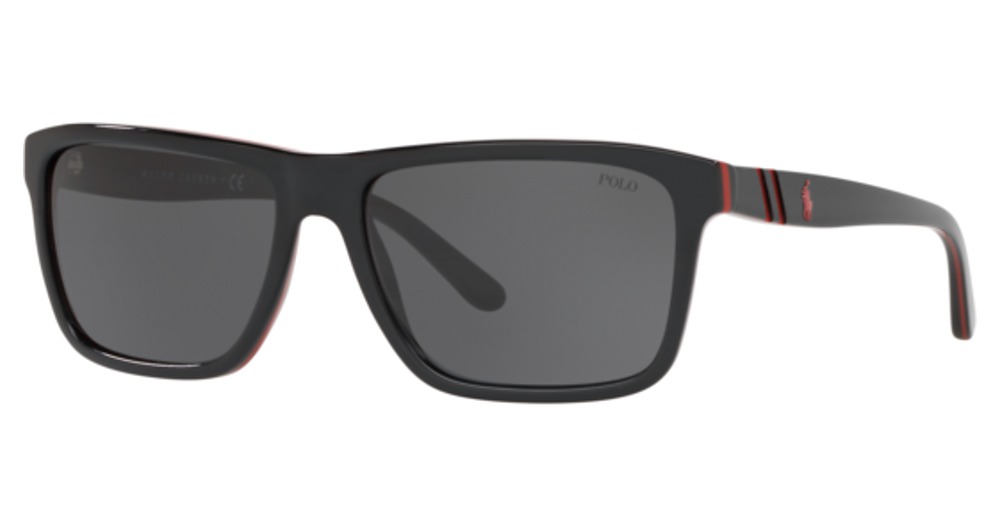 SHINY BLACK/RED/BLACK / DARK GREY