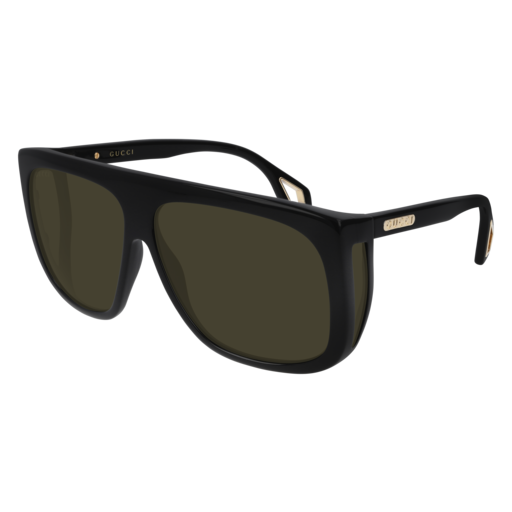 Gucci GG0467S rectangle sunglasses in Black