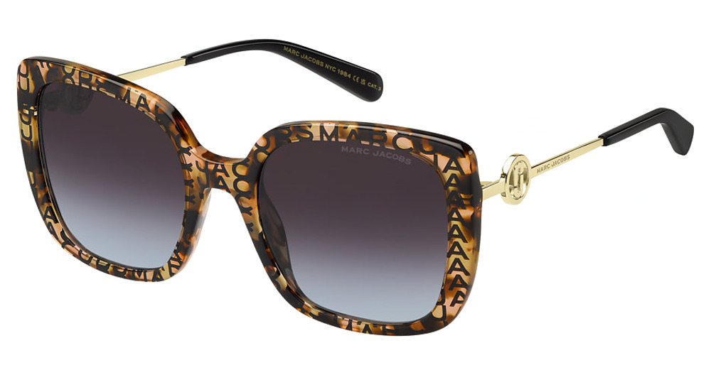 Marc Jacobs MARC 727/S square sunglasses in Ptt Havana/Brown Teal
