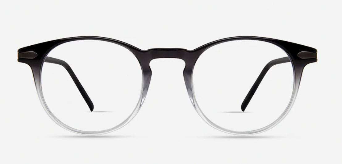 BLACK GREY GRADIENT W/COVERED TEMPLES