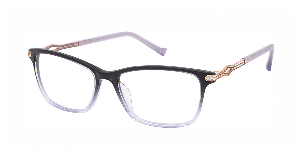 black / lilac