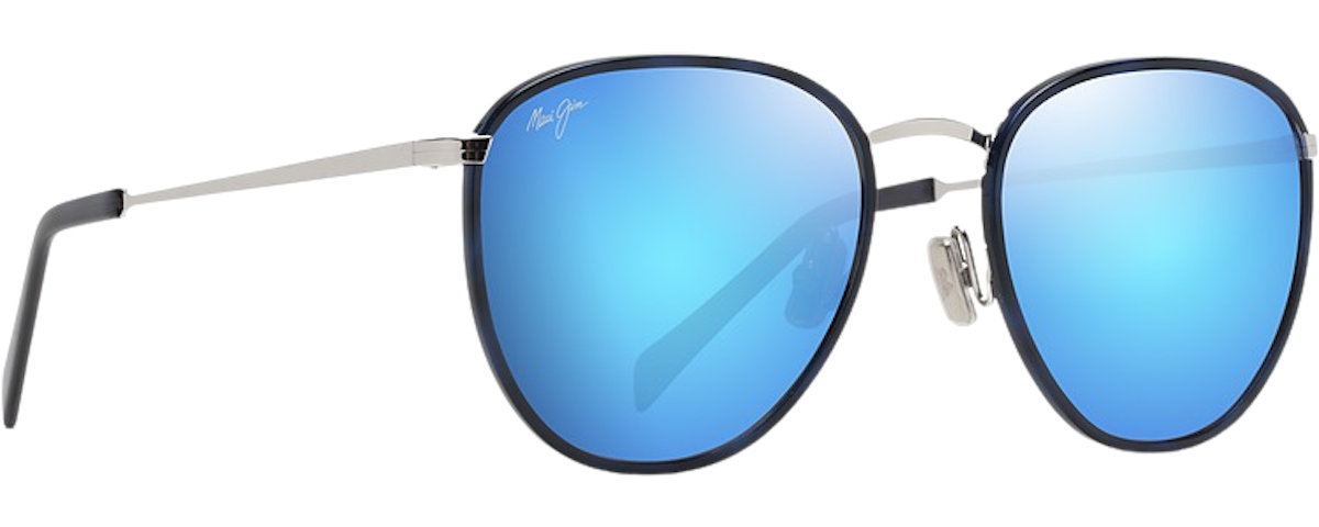 Navy with Silver / BLUE HAWAII