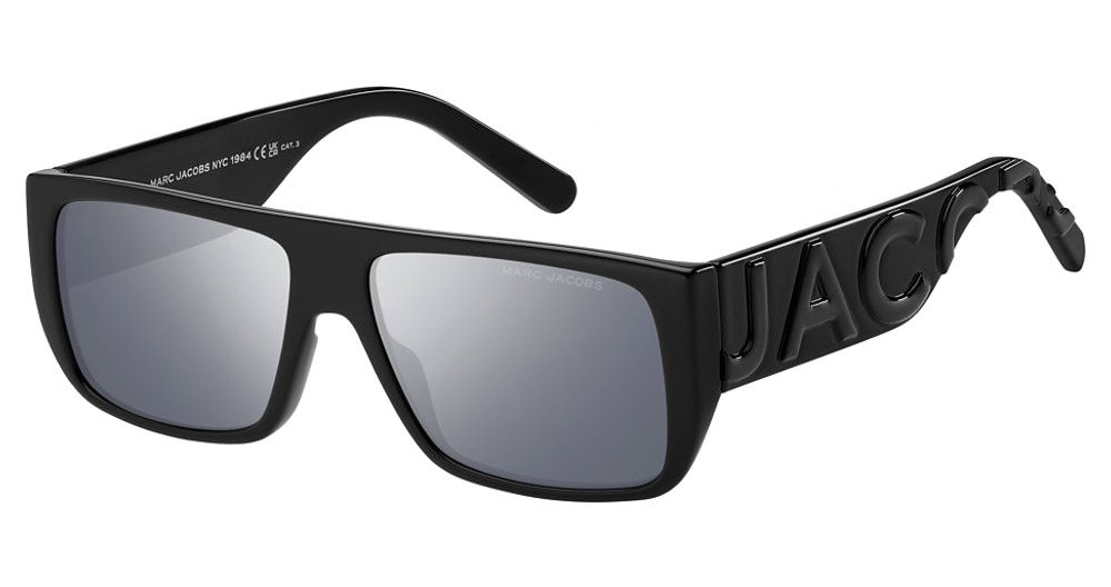 Marc Jacobs MARC LOGO 096/S sunglasses in Blackgrey/Silver Mirror