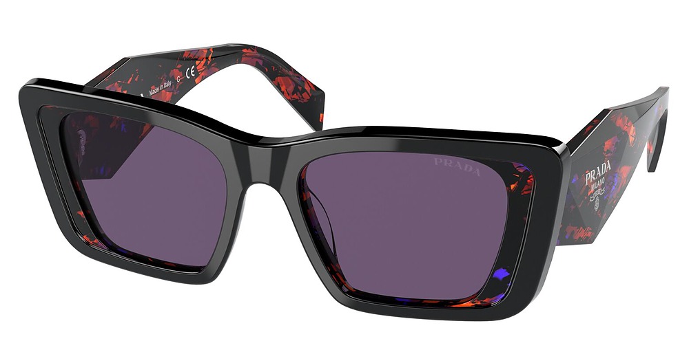 BLACK/HAVANA ABSTRACT / VIOLET