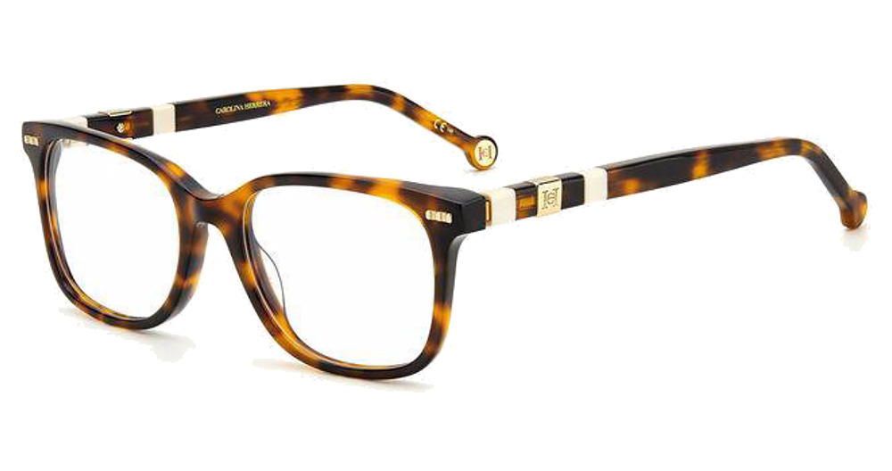 Carolina Herrera CH 0047 rectangle eyeglasses in Hvnivory