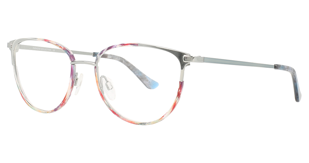 Shiny Light Blue & Marbled Pink / Shiny Light Blue