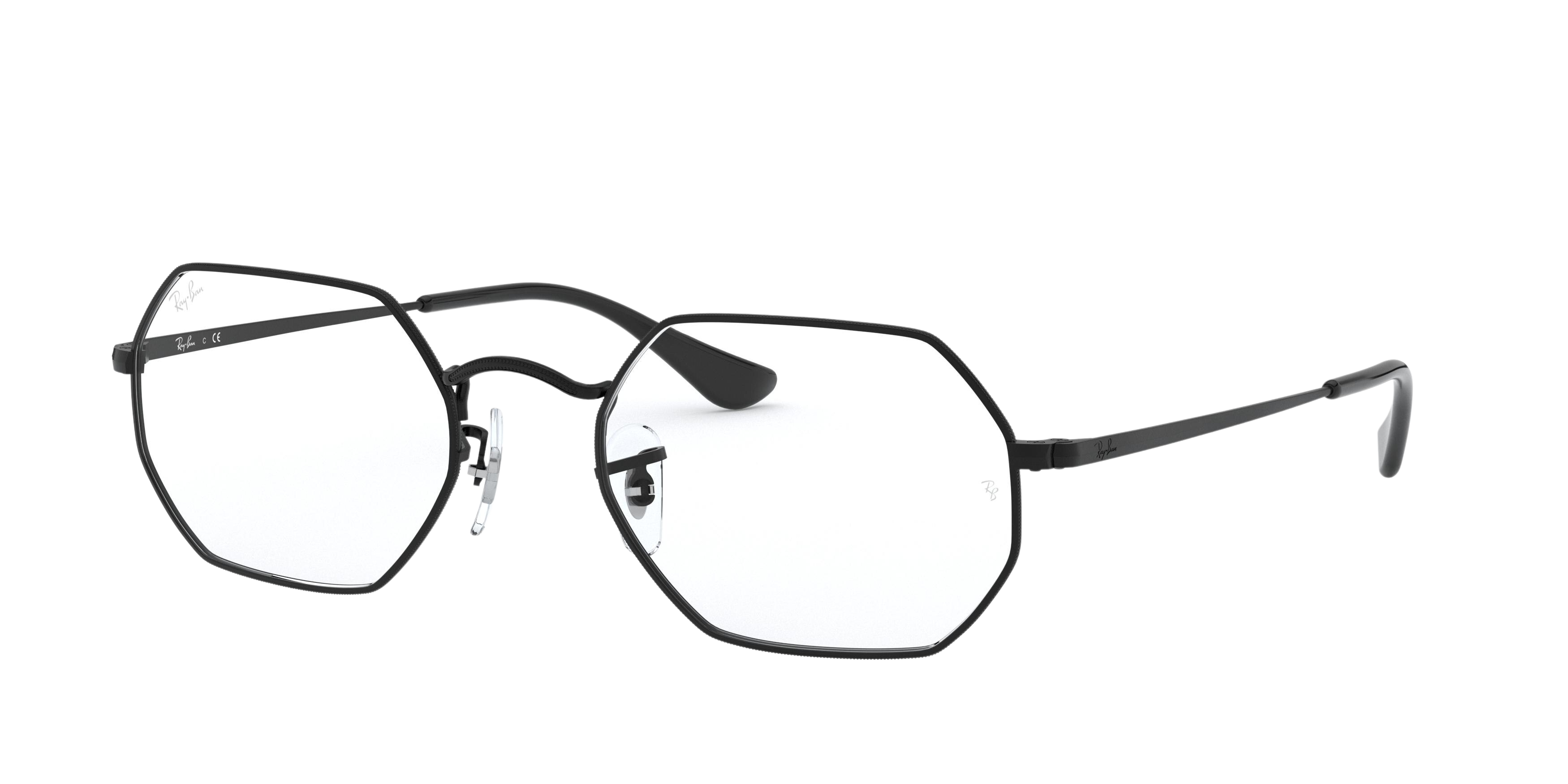 Ray-Ban RX6456 square sunglasses in Black