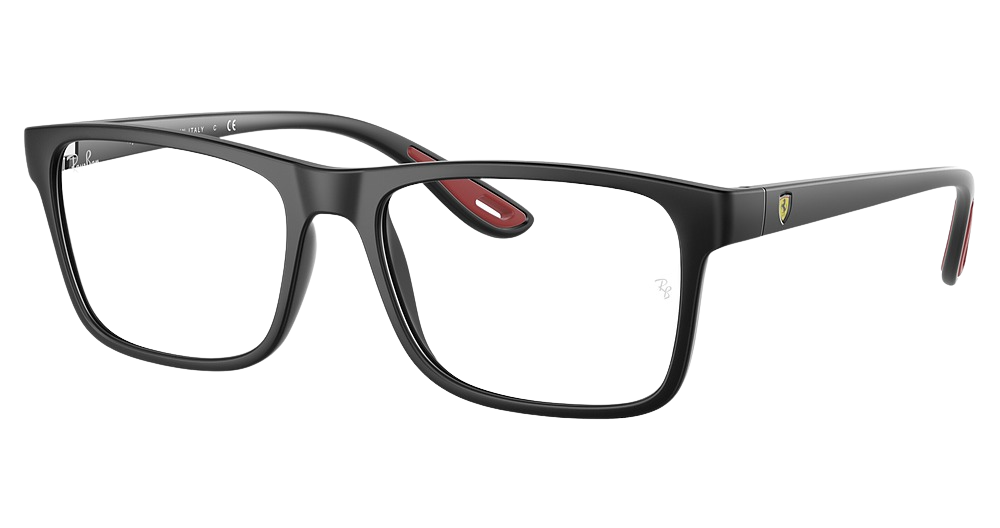 Ray-Ban RX7205M rectangle eyeglasses in Matte Black