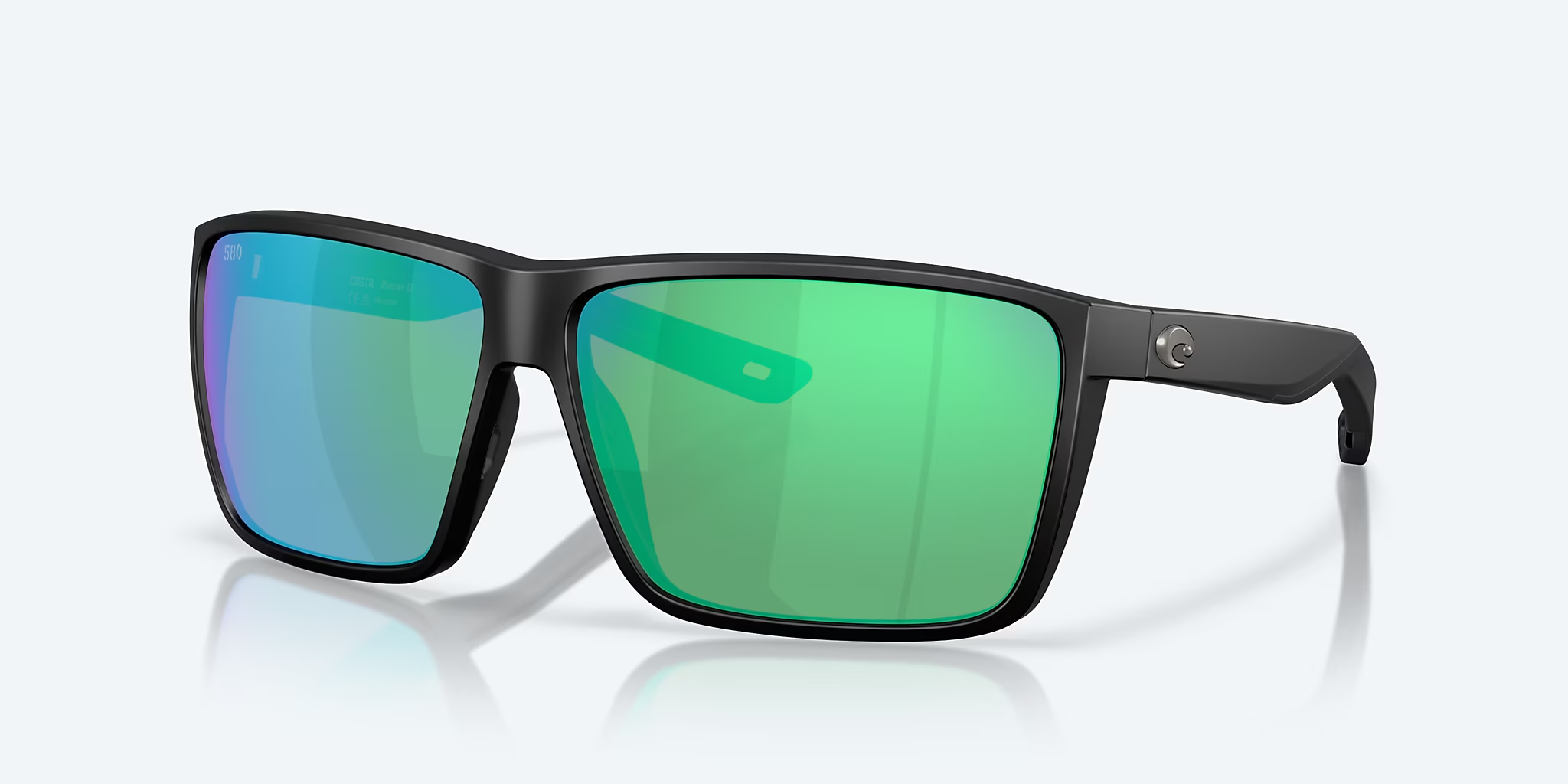 MATTE BLACK / GREEN MIRROR 580G