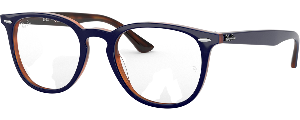 TOP BLUE ON HAVANA RED