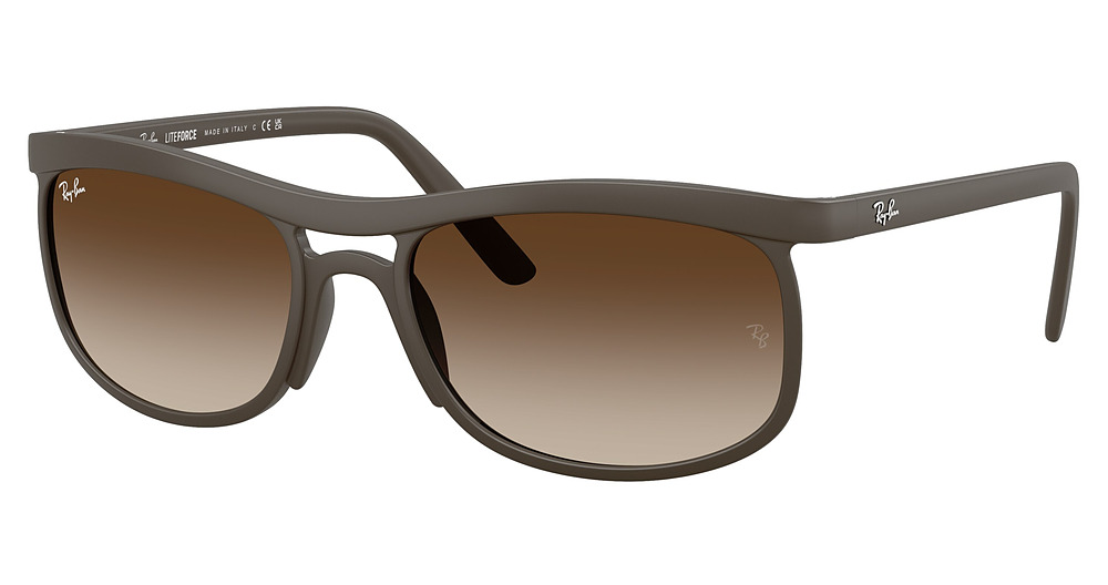 Ray-Ban RB4452 sunglasses in Sand Brown/Gradient Brown