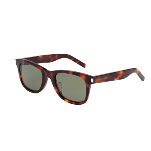 Saint Laurent SL 51/F square sunglasses in Havana