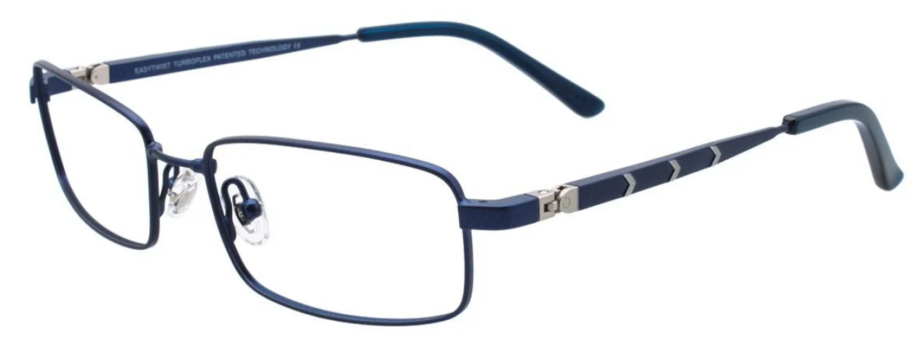 Satin Navy & Silver