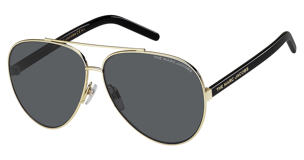 Marc Jacobs MARC 522/S aviator sunglasses in Gold Black/Grey