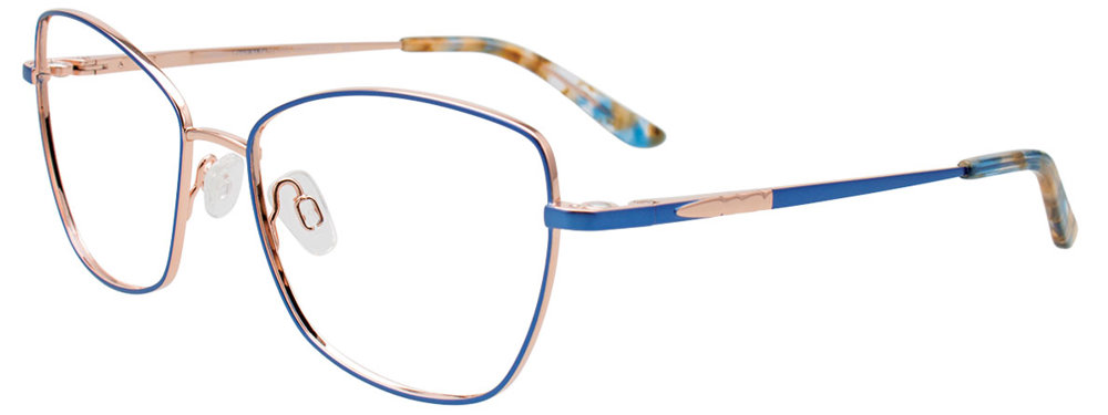 Blue & Rose Gold