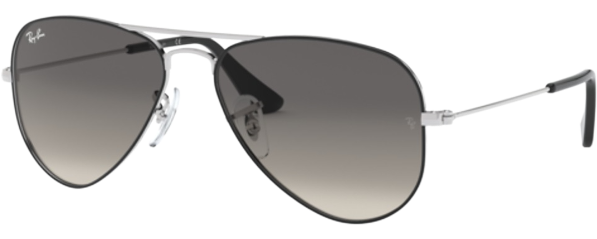 BLACK ON SILVER / LIGHT GREY GRADIENT DARK GREY
