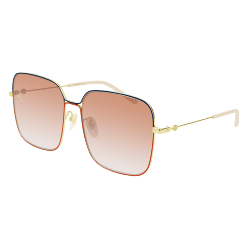 Gucci GG0443S aviator sunglasses in Gold