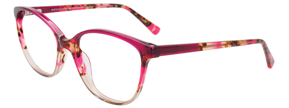 Fuchsia Crystal & Demi Pink & Beige Crystal