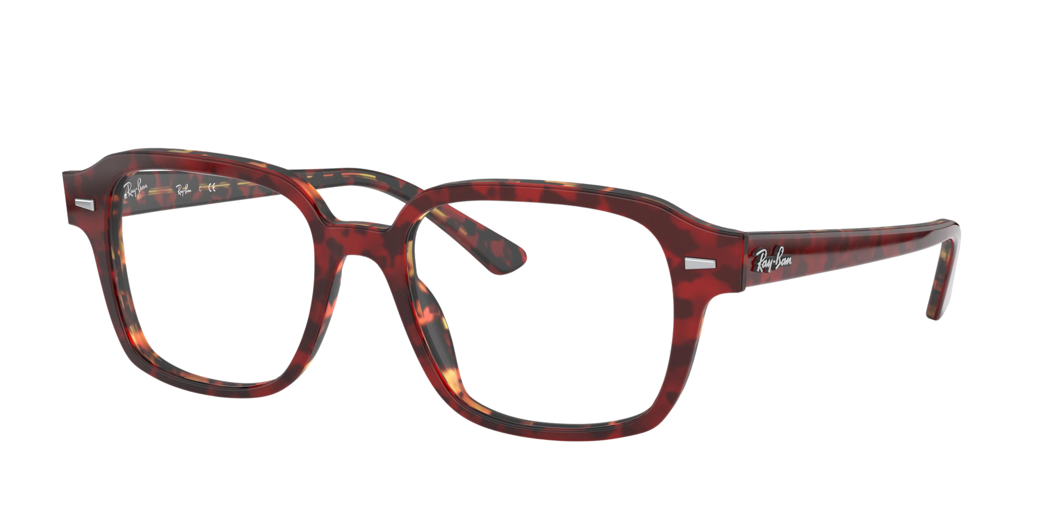 TOP TRASP RED ON HAVANA ORANGE