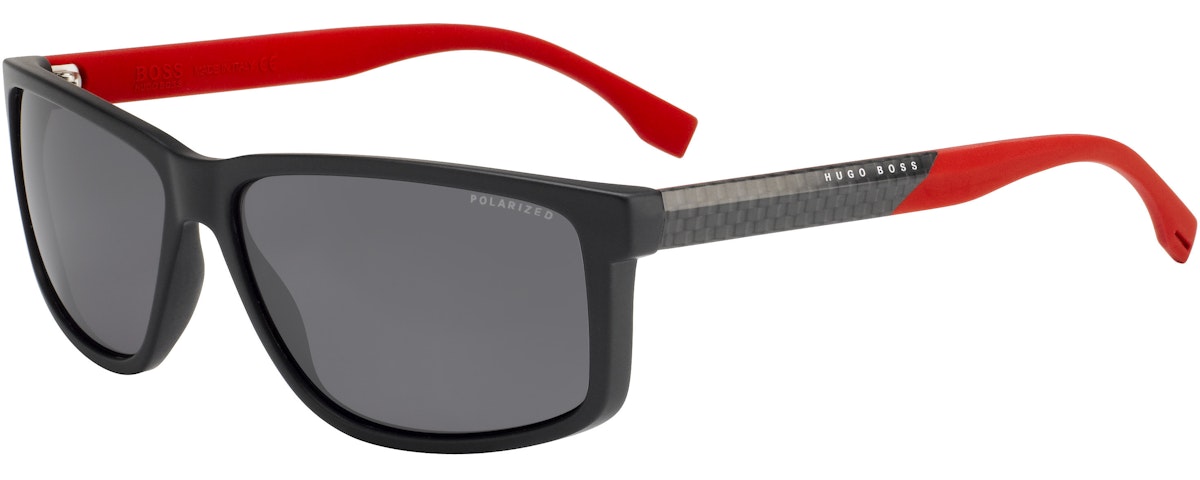Gray Carbon Red (3H Smoke Polarized)