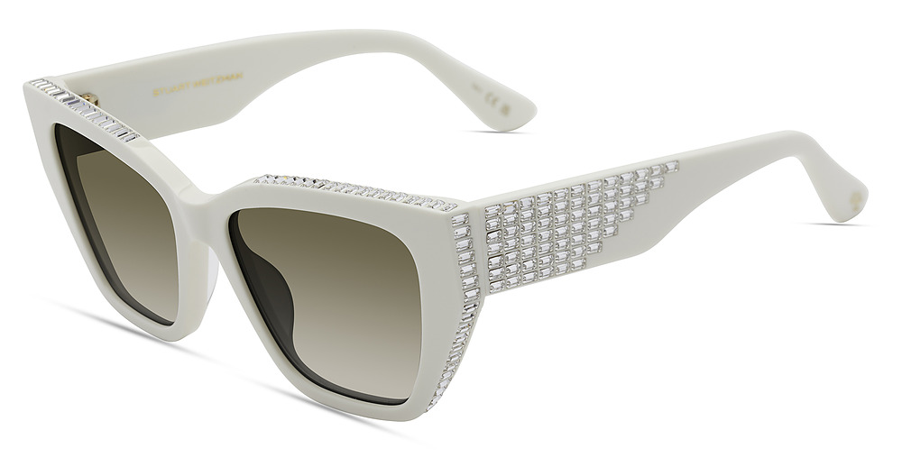 WHITE / BROWN SHADED