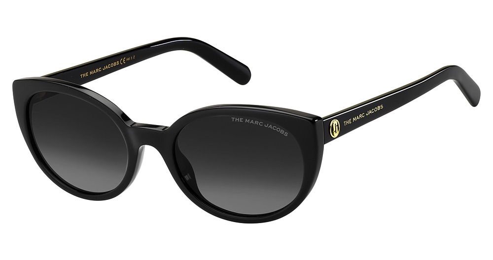 Marc Jacobs MARC 525/S cateye sunglasses in Black Gold/Grey Sf Pz
