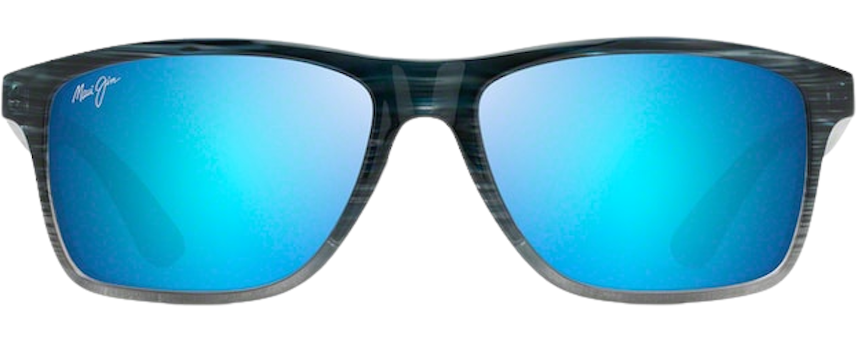 Blue Black Stripe Fade