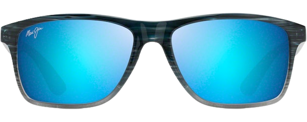 Blue Black Stripe Fade