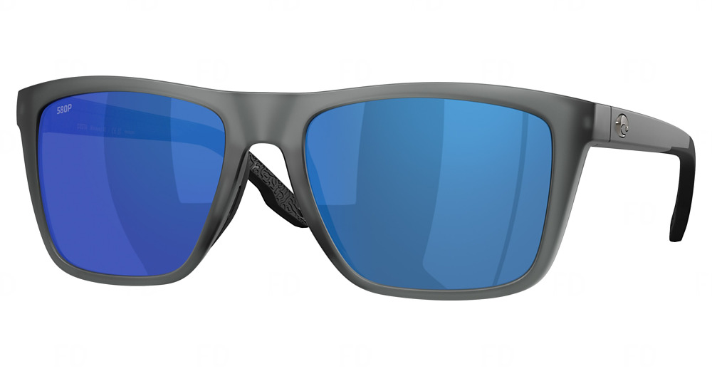 MATTE GRAY SMOKE / BLUE MIRROR 580P