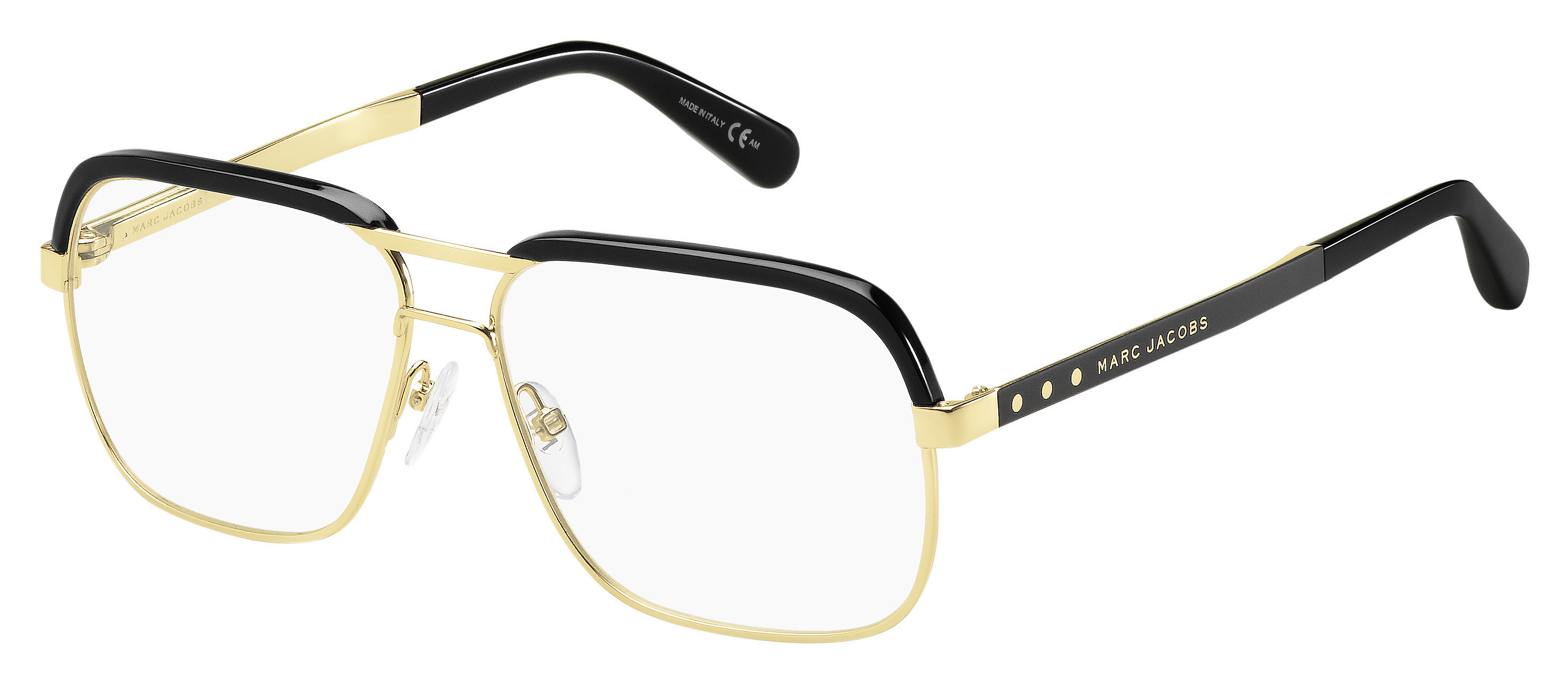 Marc Jacobs Mj 632 rectangle eyeglasses in Gold Black