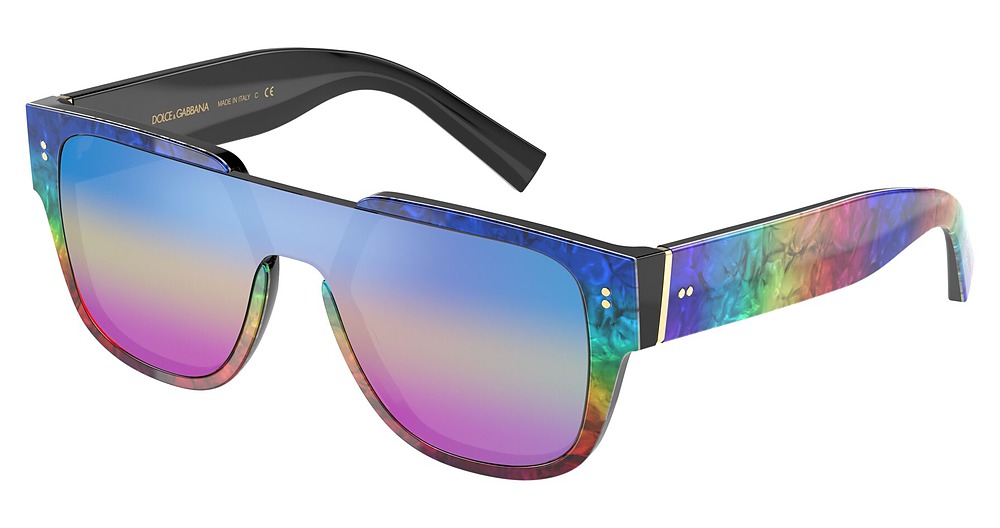 RAINBOW / DARK BROWN MIRROR RAINBOW